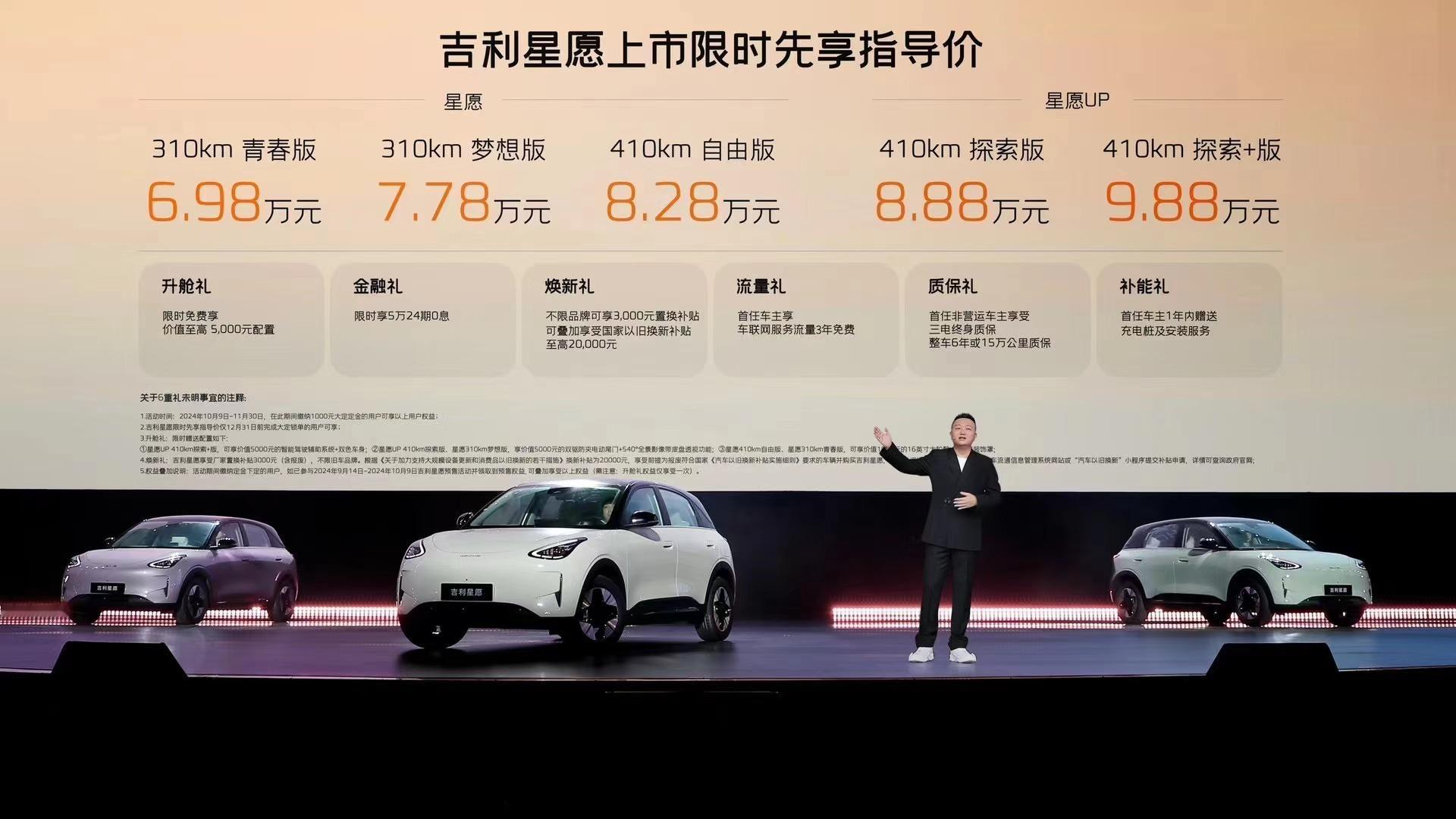 星愿正式上市了，6.98万~9.98万，基本上可以这么概括这台车:跟它同价的没它