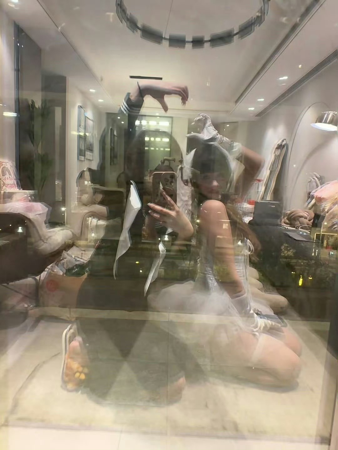 第一次自拍好紧张  