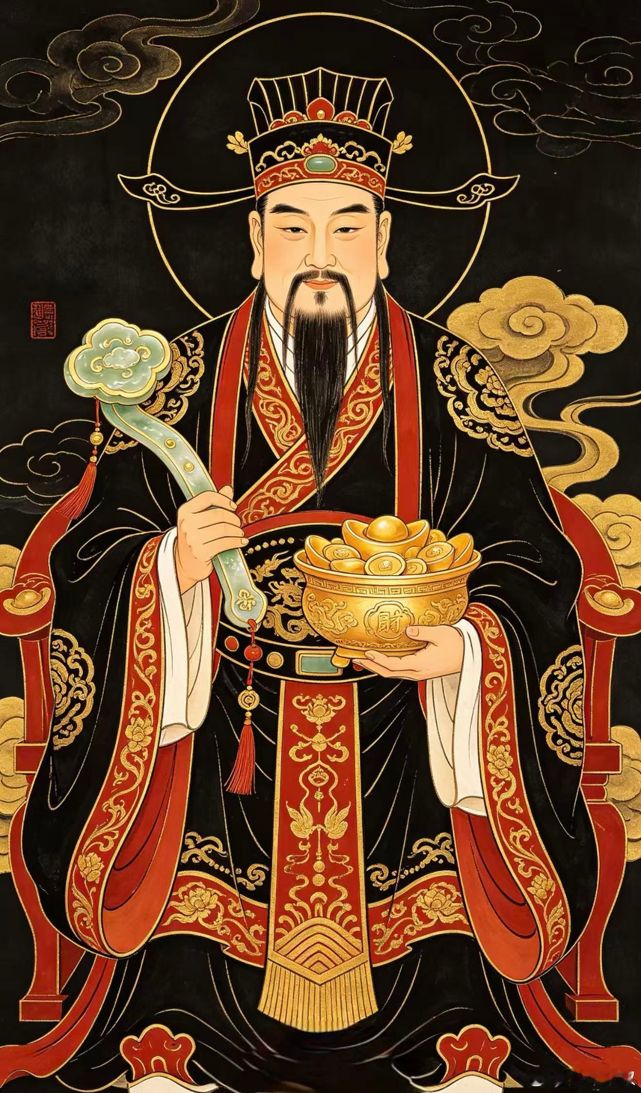 财神到，顺势生财借财神吉运抓住时代良机，行事顺势得利，不再错失赚钱机遇。凡事谋划