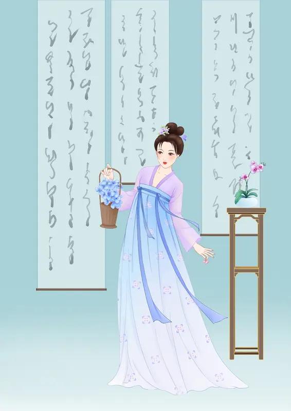古时女子守庭堂，
缝补三餐日夜忙。
当代姑娘天地广，
工作闲游很平常。