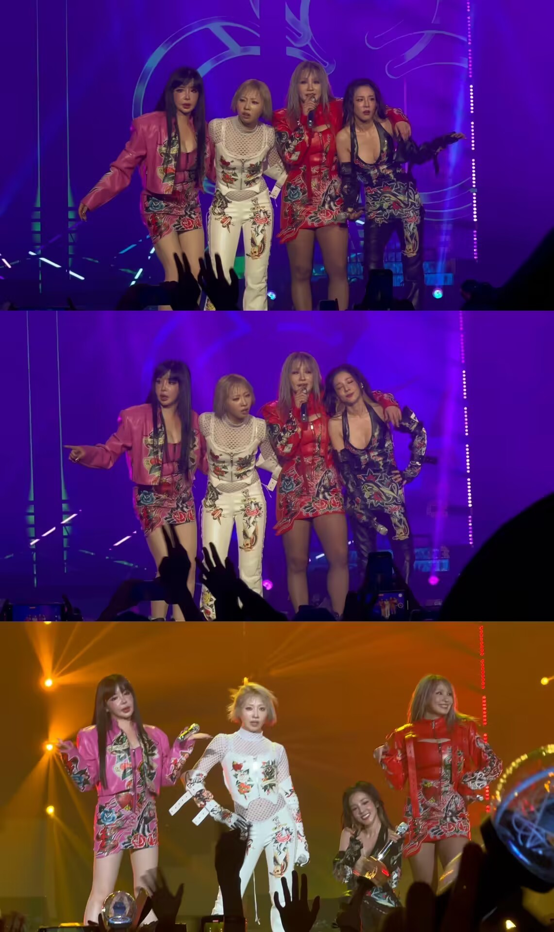 #2NE1演唱会#呜呜呜呜爷青回啊[泪] ​​​
