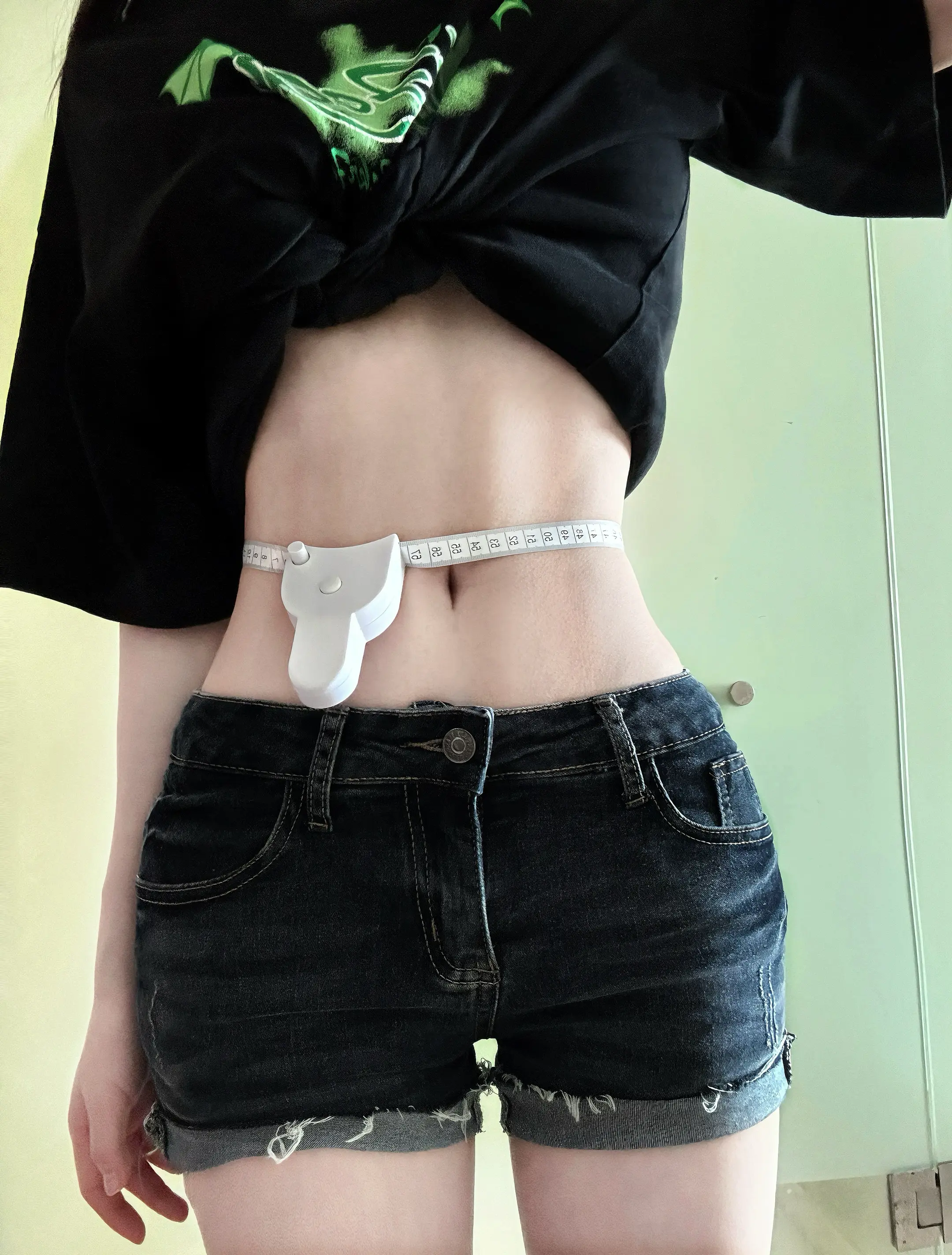 泪水不用打湿减脂餐了 我的腰围