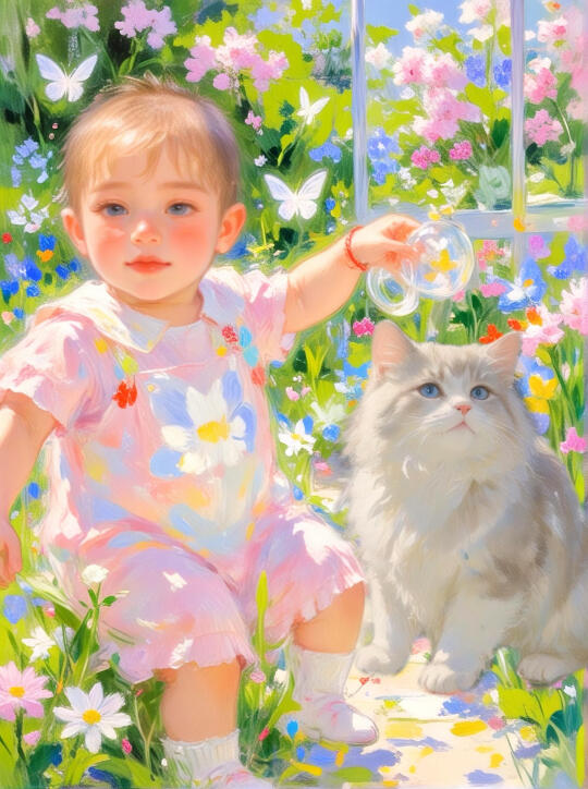 好可爱的油画呀～～～～