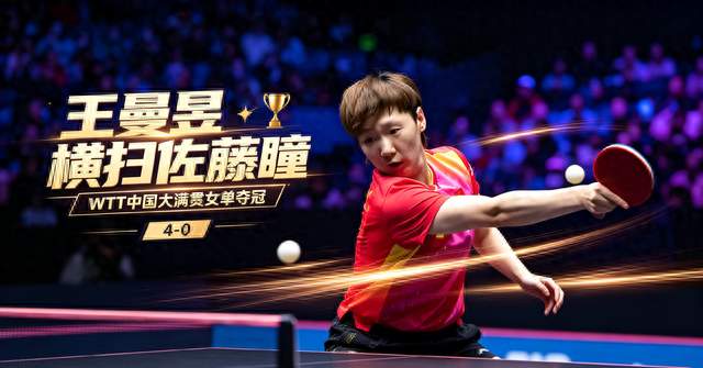 王曼昱4：O横扫佐藤瞳，WTT中国大满贯成功卫冕