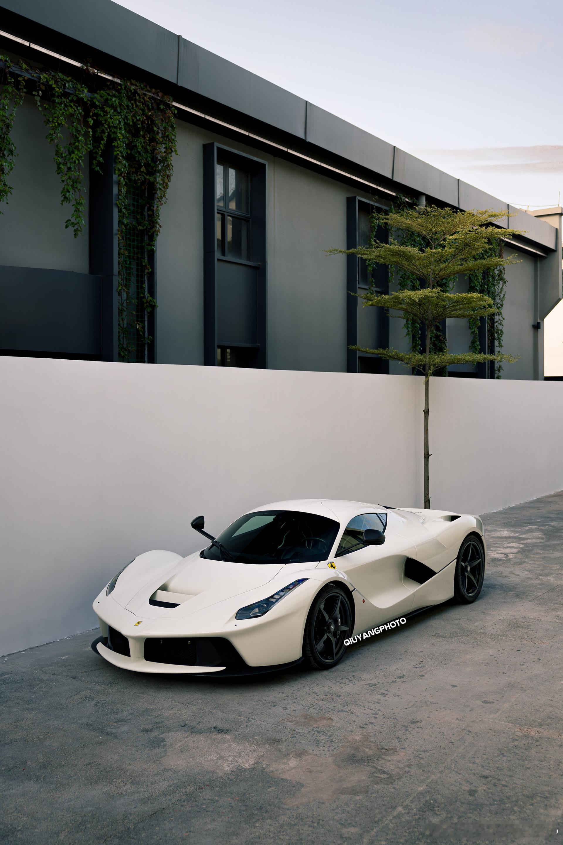 Bianco Avus Ferrari Laferrari #cars01豪车拍