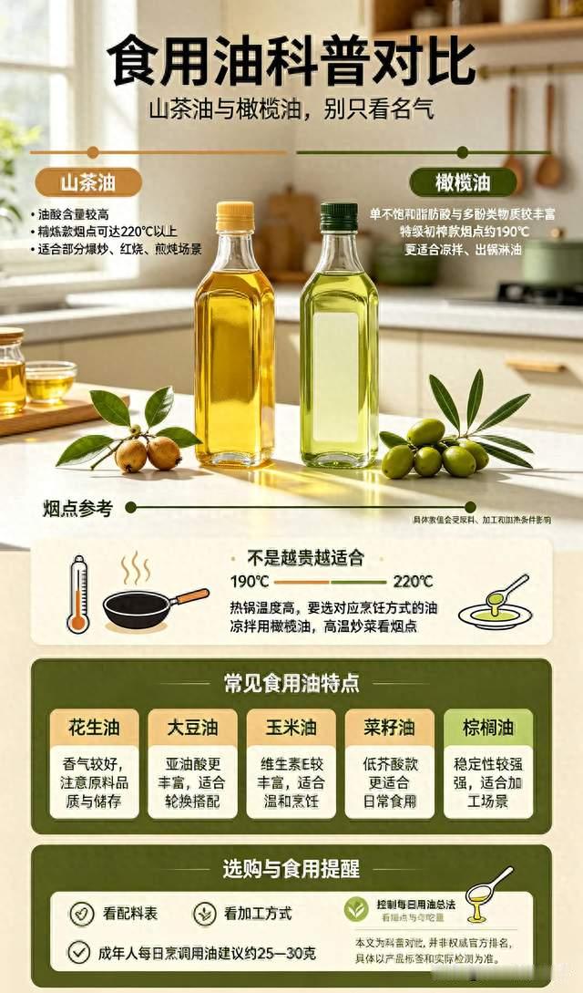 食用油排行榜更新，橄榄油排第二，榜首才是血管“保护伞”