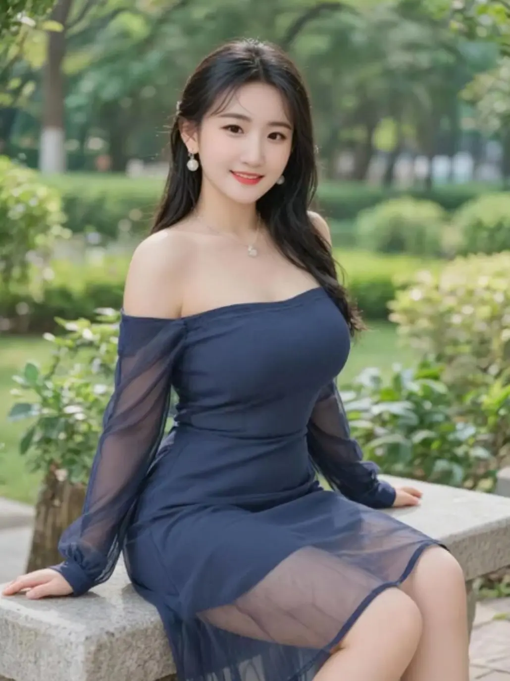 AI丰腴风情照 ai创作