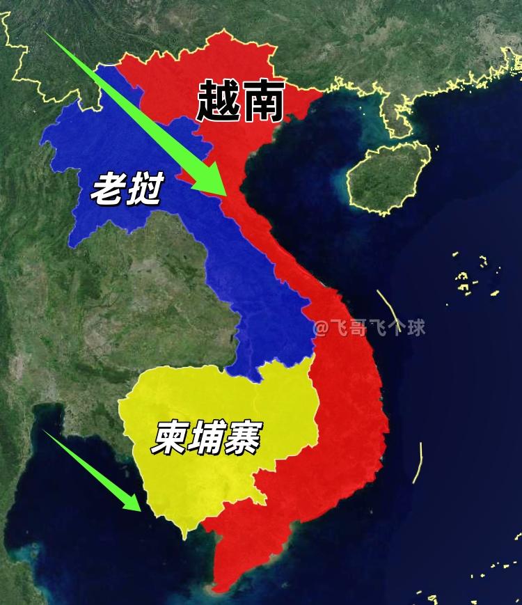 越南的海岸线不只是长，让老挝“望洋兴叹”，也差点“锁”住了柬埔寨。
提到越南，你