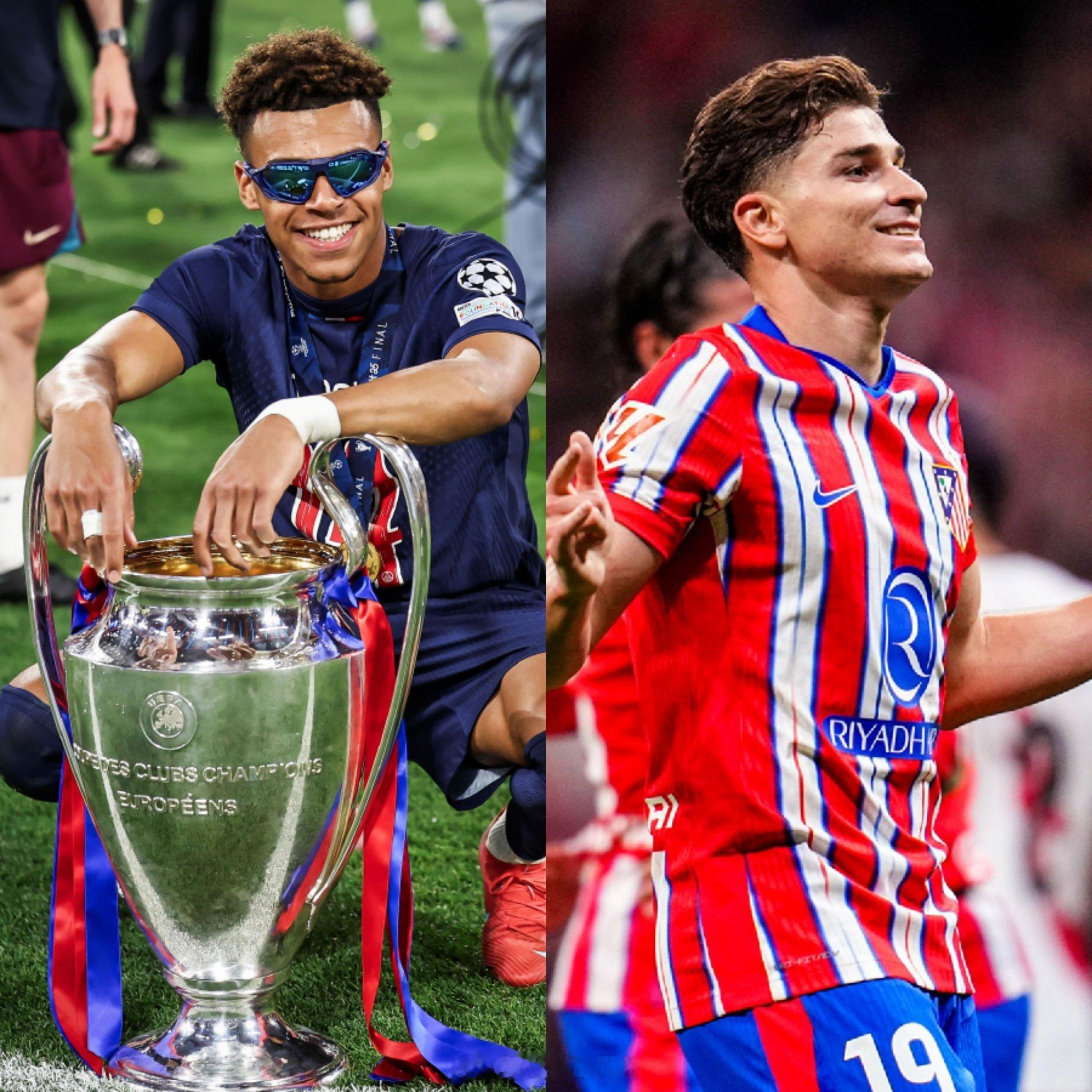 🇫🇷 巴黎圣日耳曼 🆚️ 马德里竞技 🇪🇸🌟 主力球员：🇫🇷 德
