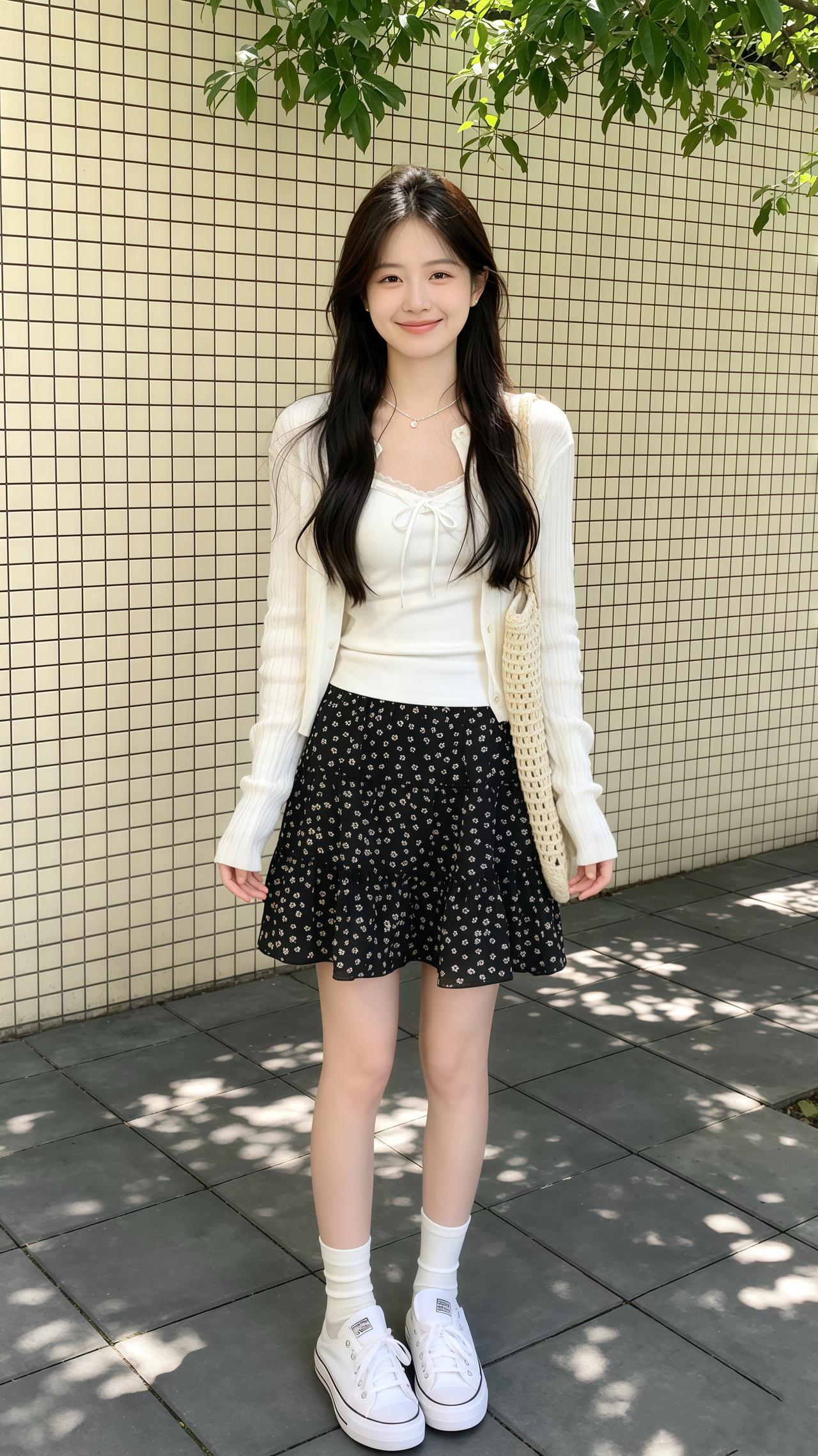 碎花半身裙 休闲百搭 显瘦高腰 谁穿谁好看