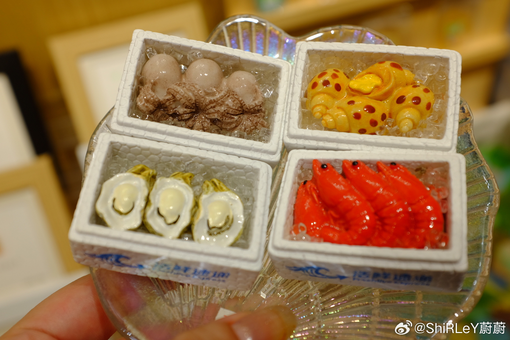 好可爱的鲅鱼饺子🥟，离开海滩我们一路逛，买一些纪念品。 威海·火炬八街