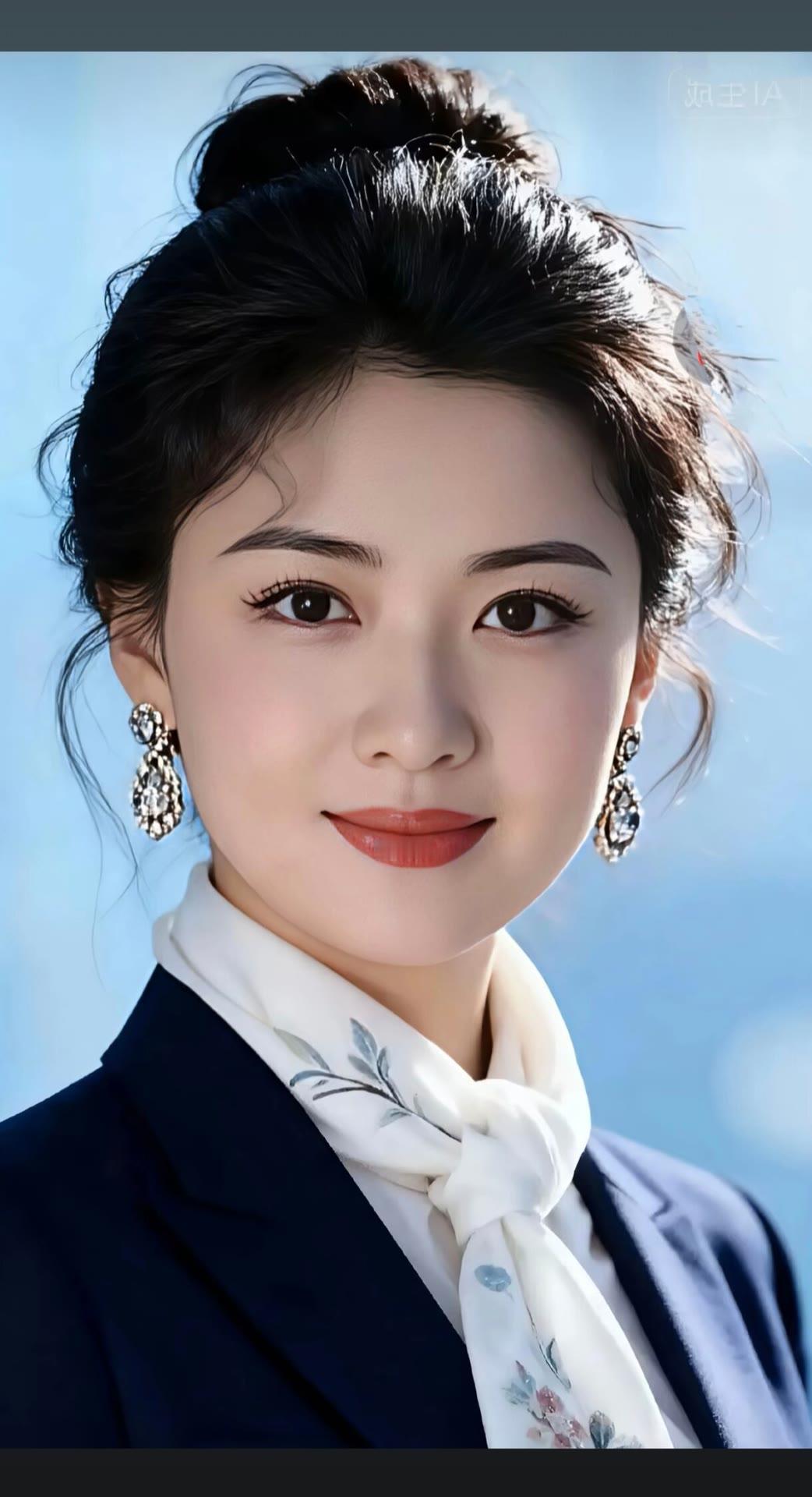 优雅职场风，精致妆容与耳环，完美搭配！💄✨