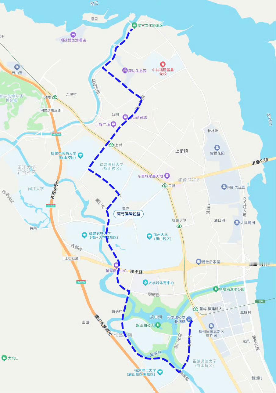 福州生活福州新闻 【2元直达！福州这条旅游专线上线！吃夜市、逛古街、赏湖景，约上
