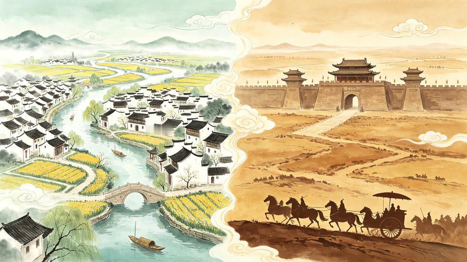 苏南自古鱼米之乡,徐州算什么?世人皆知苏南烟雨江南，自古是富庶温柔的鱼米之乡，河