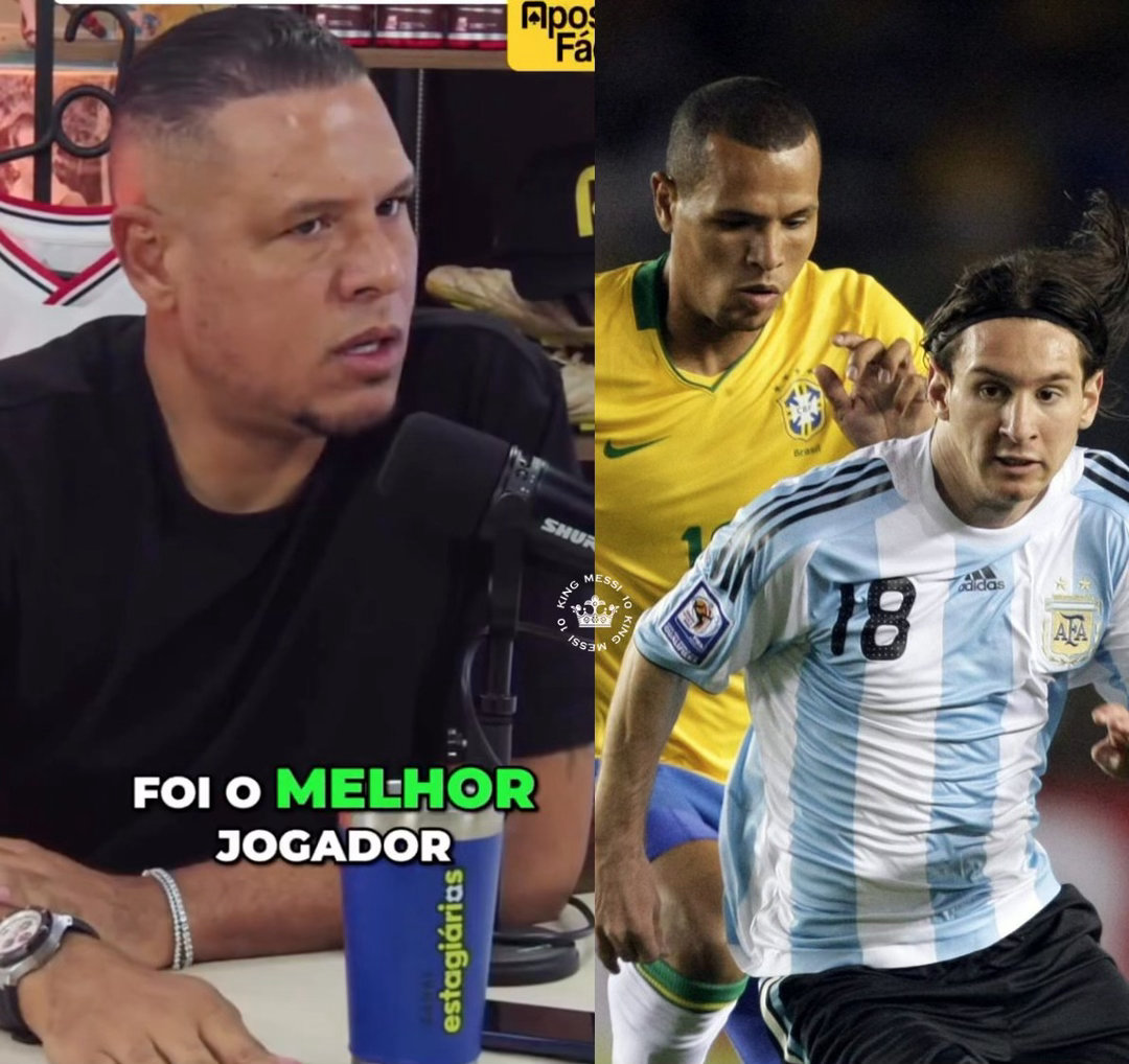 🎙路易斯·法比亚诺🇧🇷 ：“对我来说，梅西是我见过的最棒的球员。他会在中场