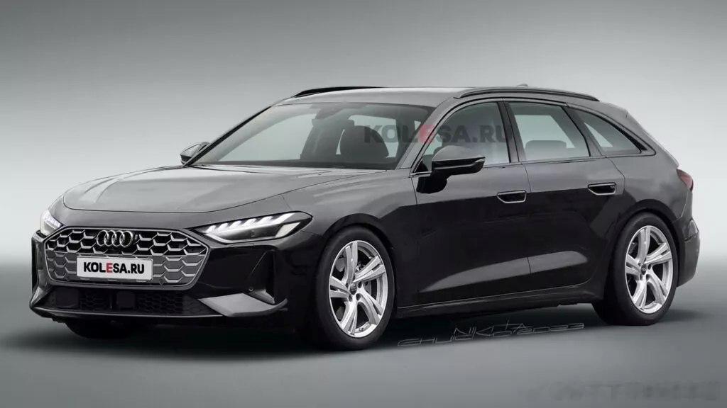 #这是你要的潮车吗# 奥迪A5 Avant（下一代A4 Avant）效果图，从之