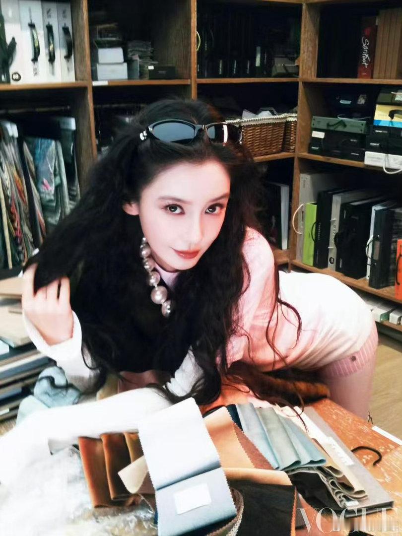 Angelababy摄影温俊angelababy千禧风大片 Angelababy