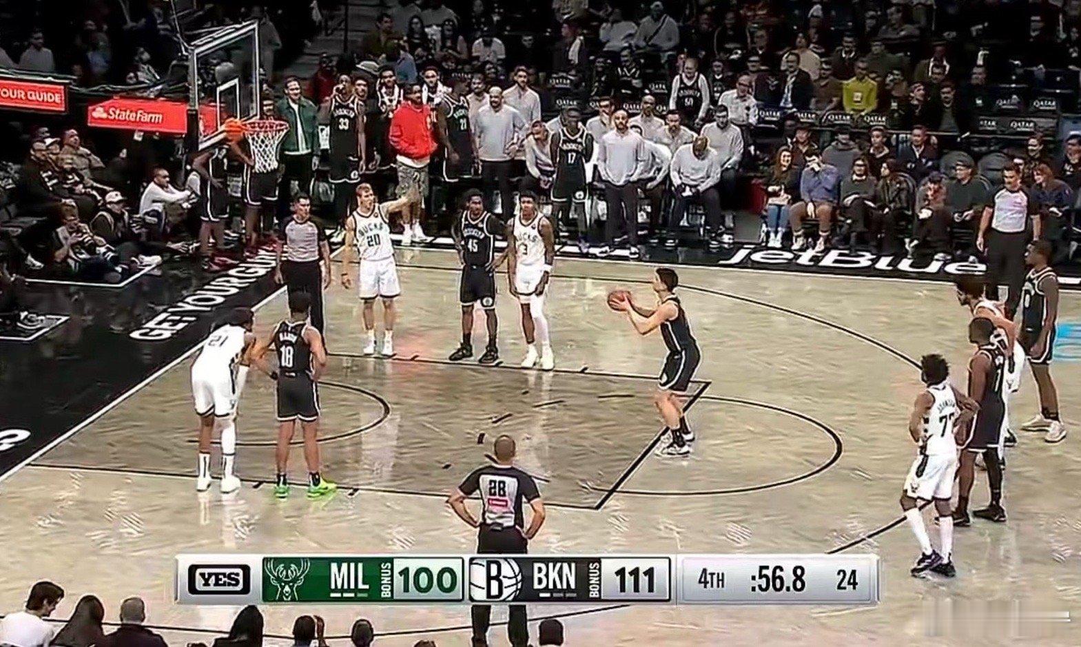 #崔永熙常规赛首秀1分# 第一步[赞][赞][赞]#丁老师说nba##nba吐槽