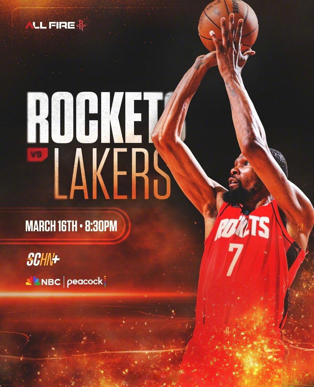 火箭vs湖人火箭升空allfire休斯顿火箭⏰北京时间明天上午9点30分！关键卡