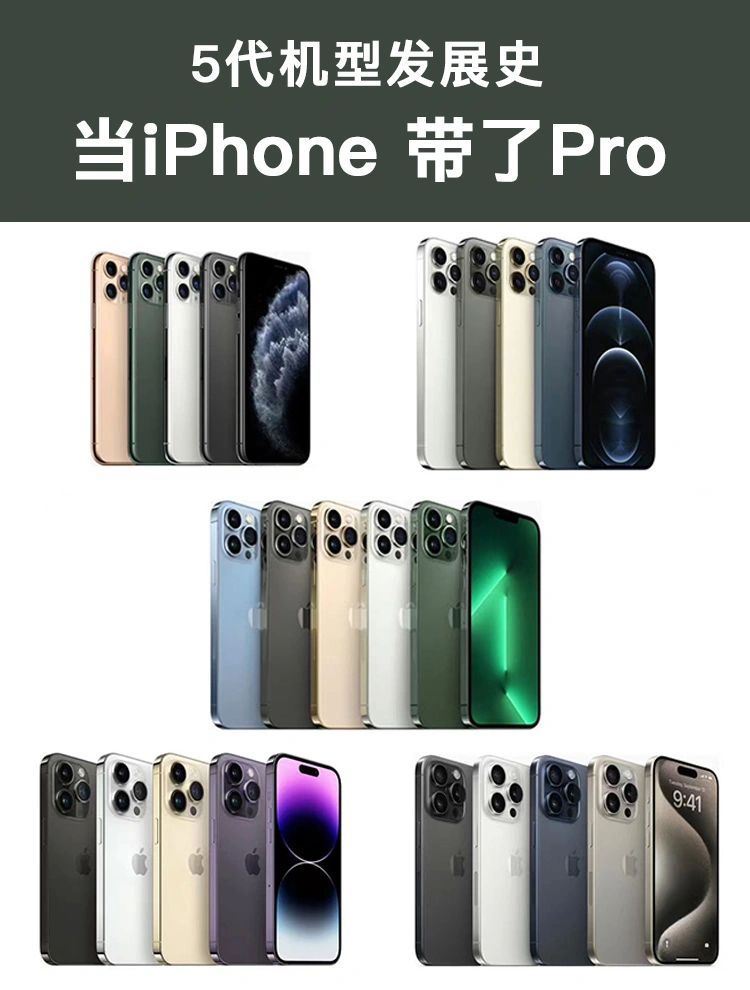 iPhone加个Pro究竟强在哪里? 5代机型回顾
