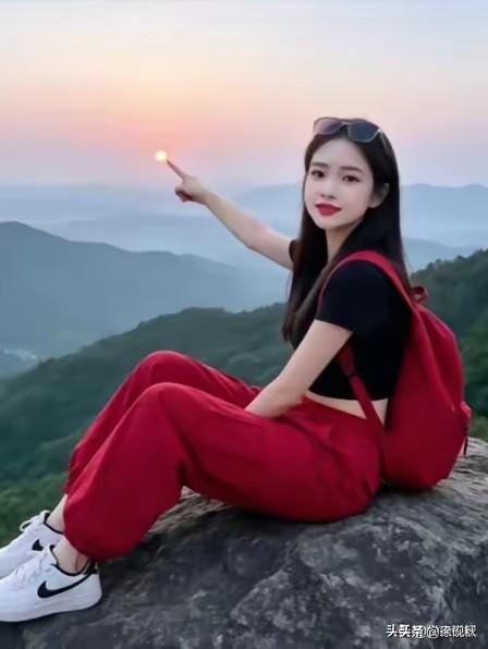 独向青峰觅旧游，
烟霞深处懒回眸。
人间笑语千般闹，
独享清欢乐悠悠。