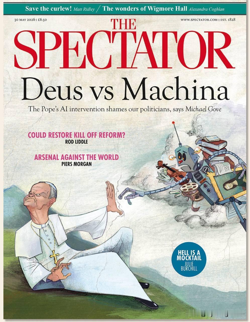 “上帝与机器的对决”。正如你所预料的那样，《旁观者》（*The Spectato