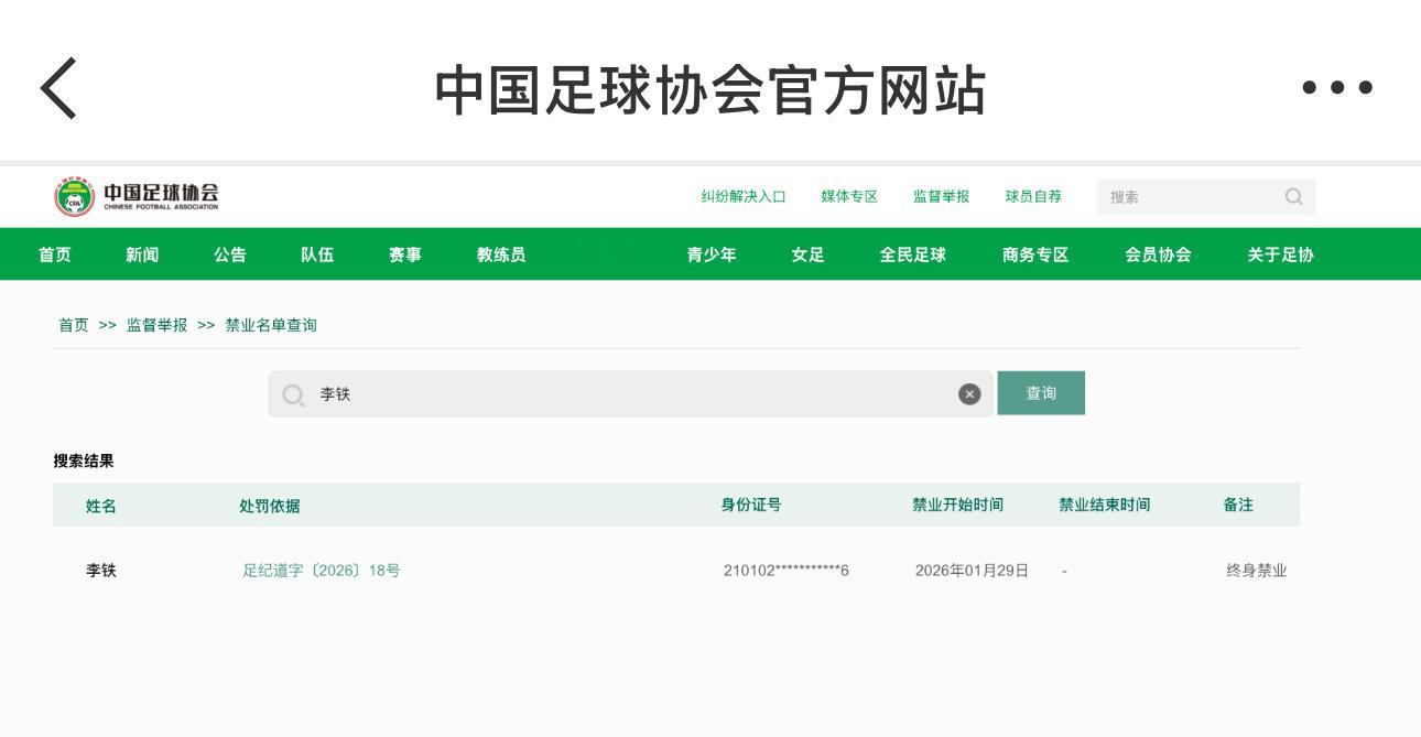 申思和祁宏是因为当年收受巨款操控联赛假球，获刑6年，2013年就被足协终身禁业，