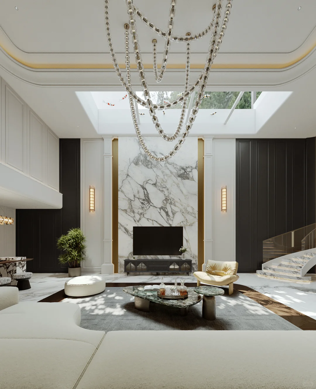 🔥昆明750㎡合院别墅设计