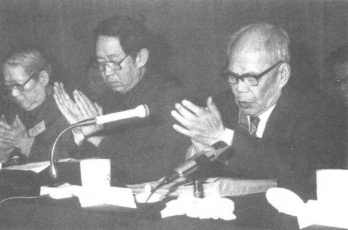 1986年12月29日，中国农工民主党在北京举行九届三中全会，会议一致选举周谷城