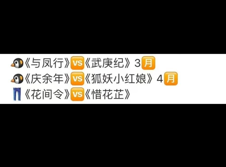 接下来，几大平台可能对打的剧 ​​​