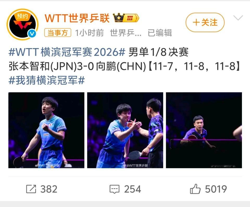 国乒男单横滨冠军赛全军覆没国乒男单再次无缘八强WTT横滨冠军赛，国乒男单全部止步