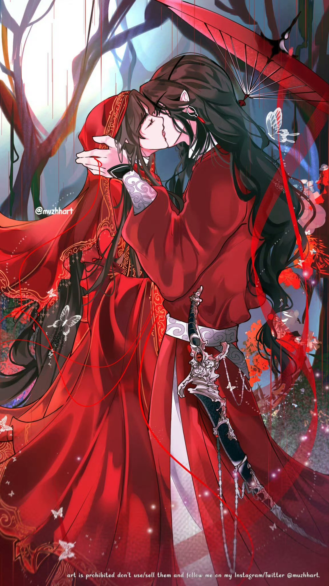 天官赐福国漫黄金十年花怜婚服～好美！花怜永远热恋 x:muzhhart 