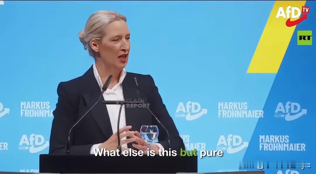 2月21日，德国选择党党首魏德尔：“欧洲的和平只有在与俄罗斯合作的前提下才有可能