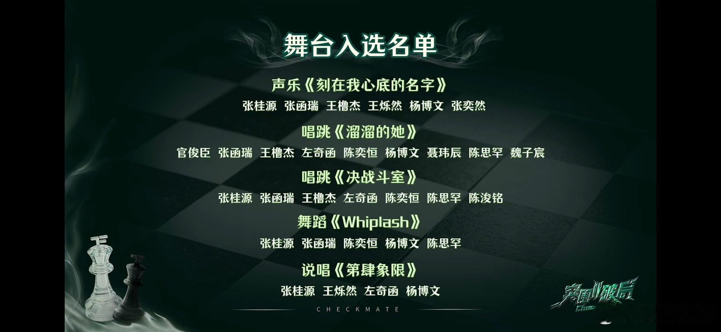 TF四代突围2舞台数量张桂源突围报四中四 张桂源