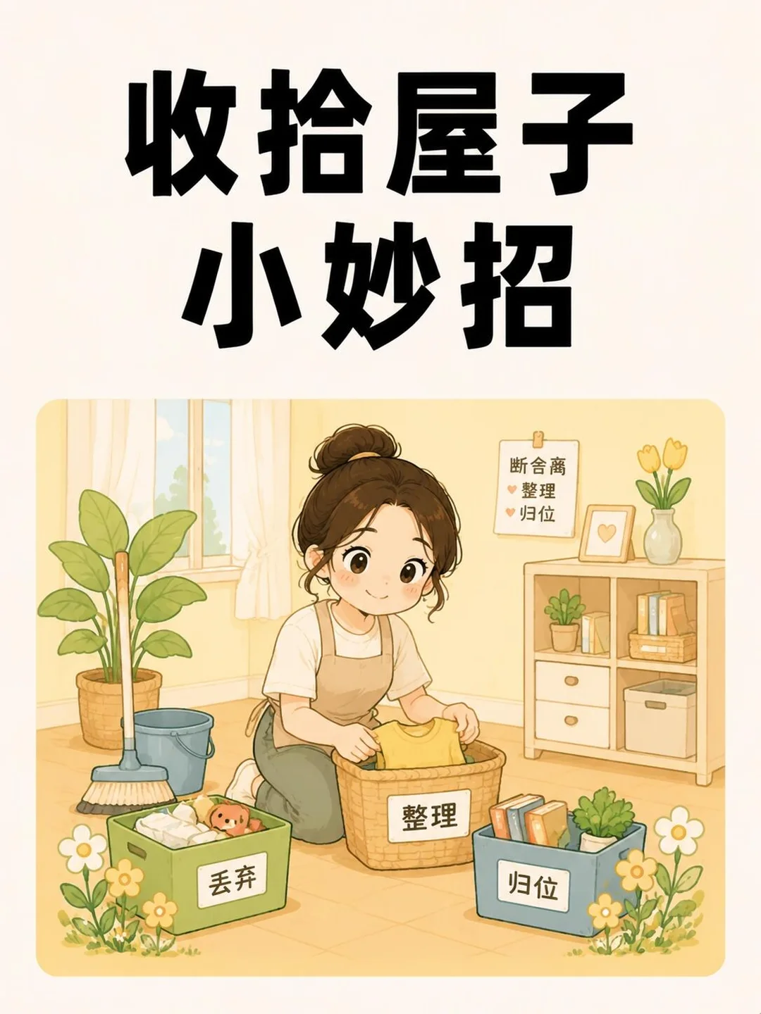 💥收拾屋子小妙招