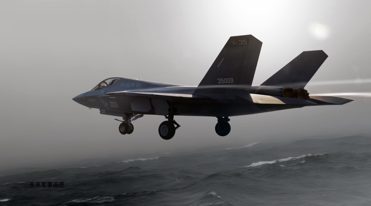 歼35高海况弹射离舰（关注现代兵器，看大图） 
