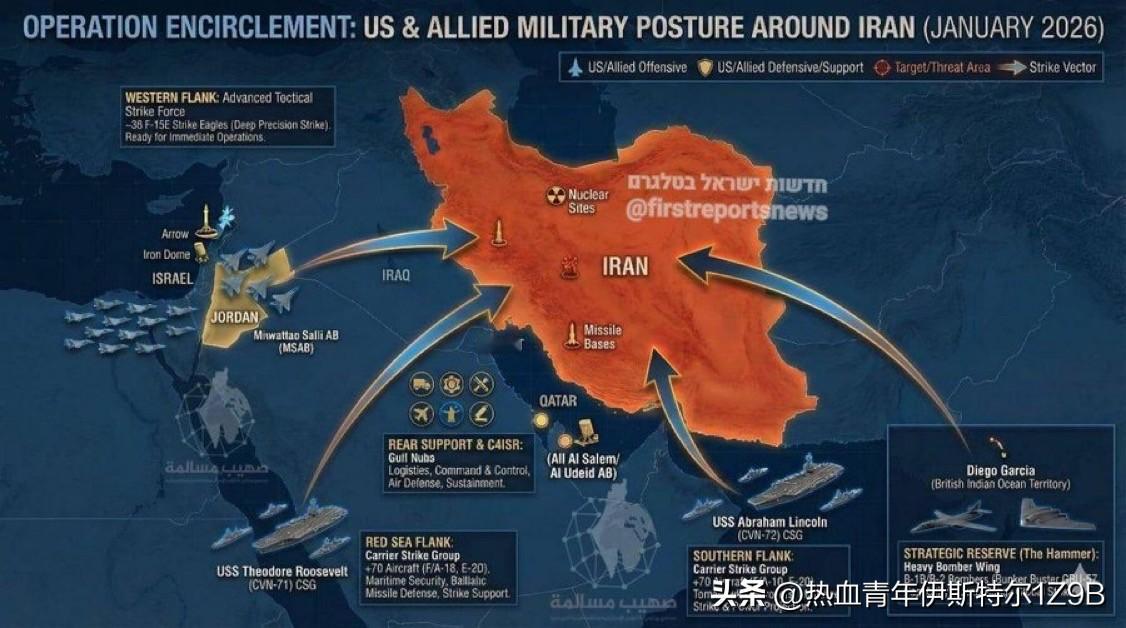 突发新闻
美国第三个航母打击群“乔治·H·W·布什”号（CVN-77）正在进驻中