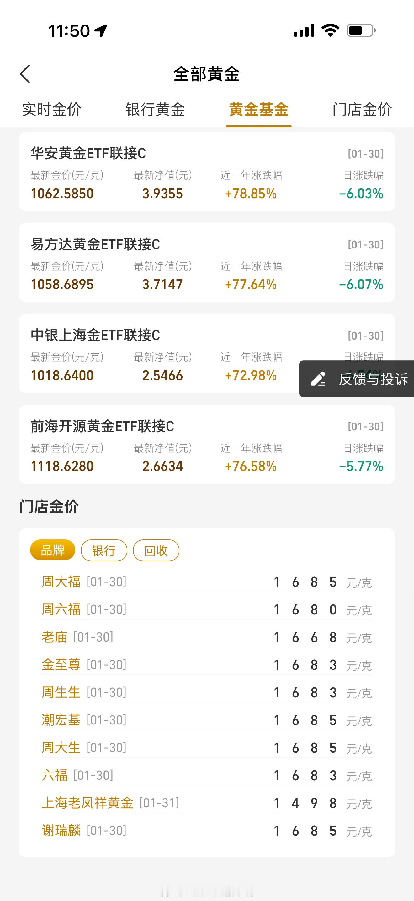 金价波动现在一点看不了绿色 大过年的 谁能不喜欢红色的！能不能飙红了能不能！