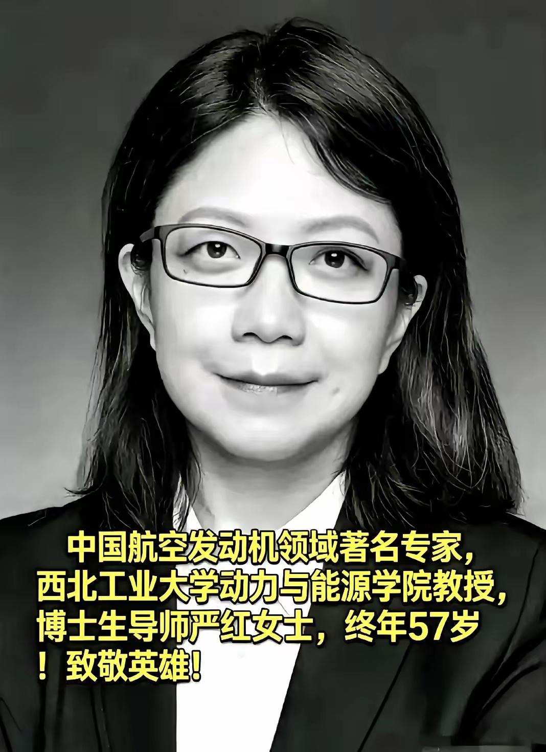 真的破防了，3月24日，西工大博导严红，死磕航空发动机的核心专家，也悄然离去了