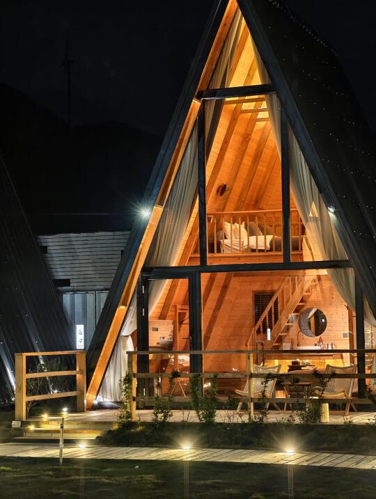 🌟九溪里民宿🏨森系美学的几何木屋🏡