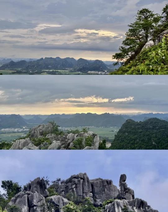 扶绥笔架山｜南宁1⃣️小时可达爬山
📍路线：导航🧭江西岸渡口-渡船-沿路走到