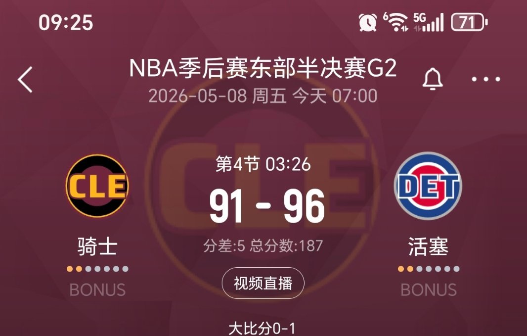 跟上场一样的剧本骑士vs活塞nba季后赛