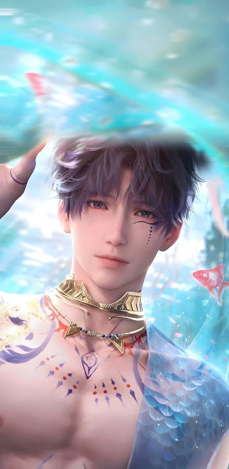 祁煜 海神的婚礼 🐟 祁煜  你从来就不属于暗不见光的深海之隙，只是你不记得了