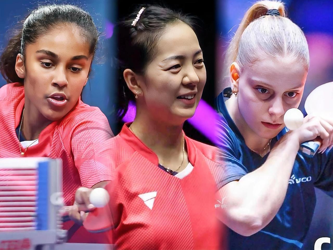 法国女子乒乓球队堪称“人种大杂炉”，球员皮肤颜色黑、白、黄俱全，在种族的丰富多彩