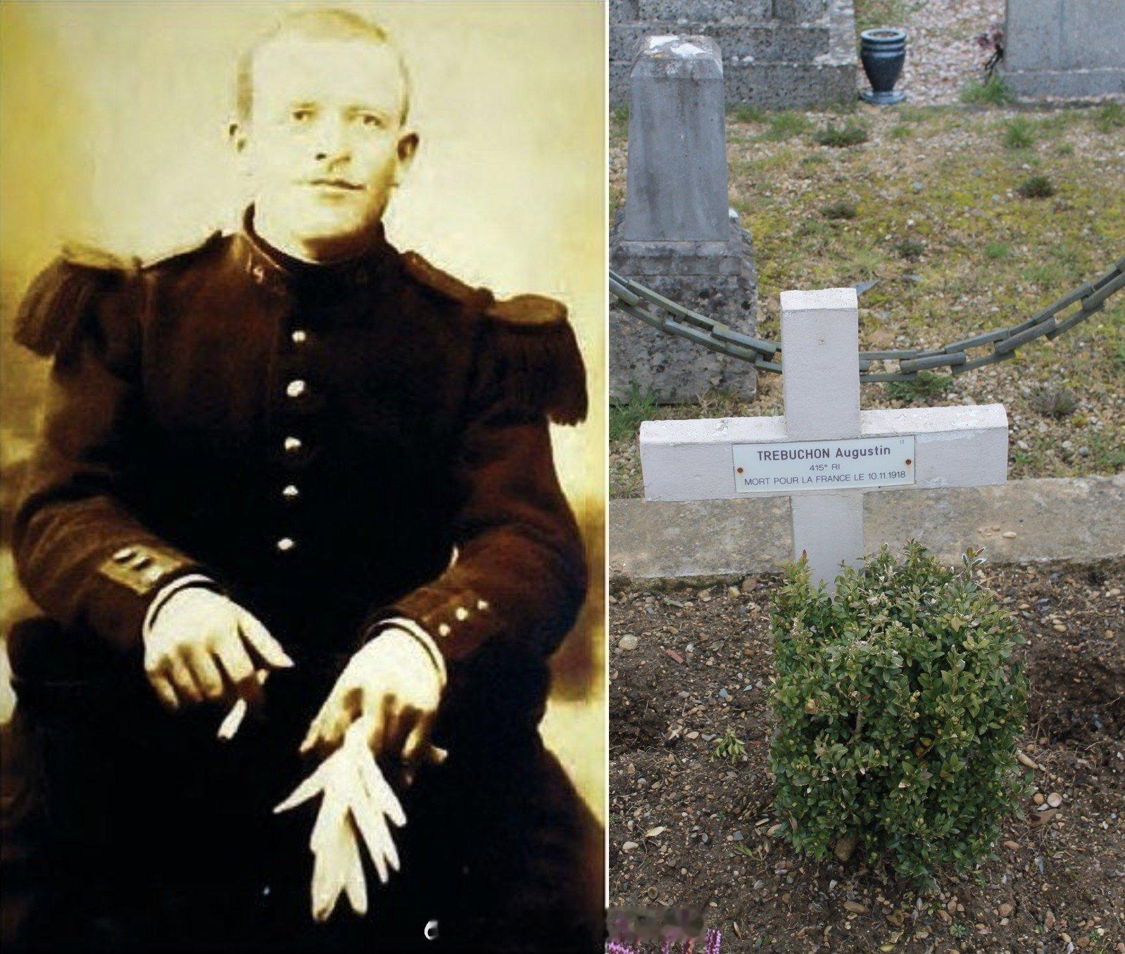 1918年11月11日，上午10点50分。在停战前十分钟，一等兵奥古斯坦·特雷比