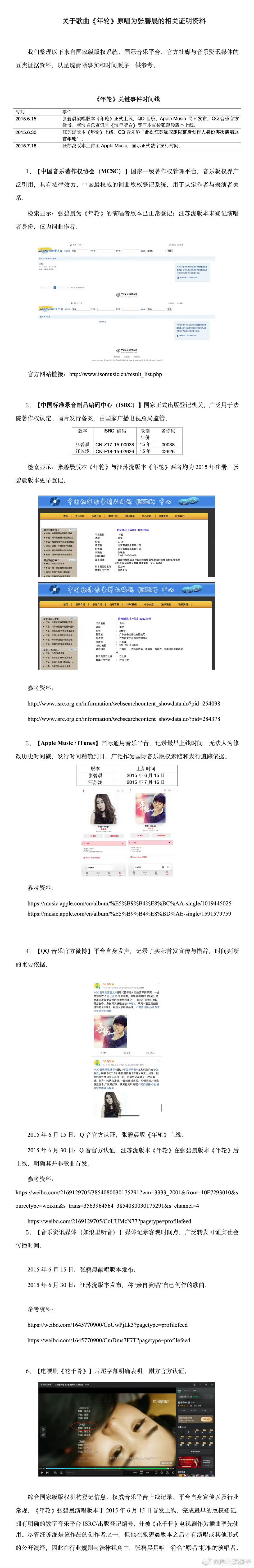 张碧晨方回应年轮原唱为什么不可以是双原唱？这首歌确实是张碧晨唱火的，没有否定汪苏