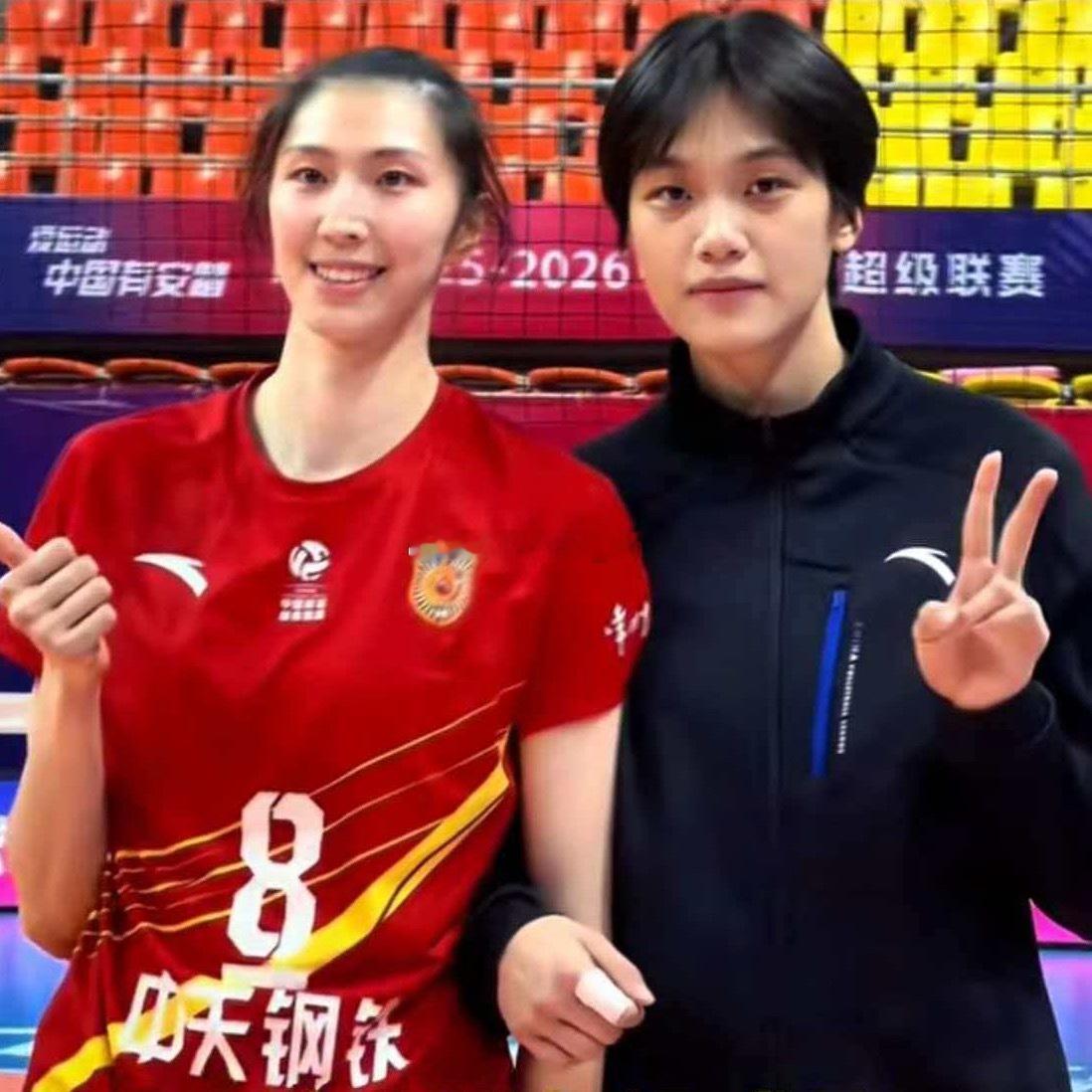 📸吴梦洁 & 李响中国排球超级联赛女排