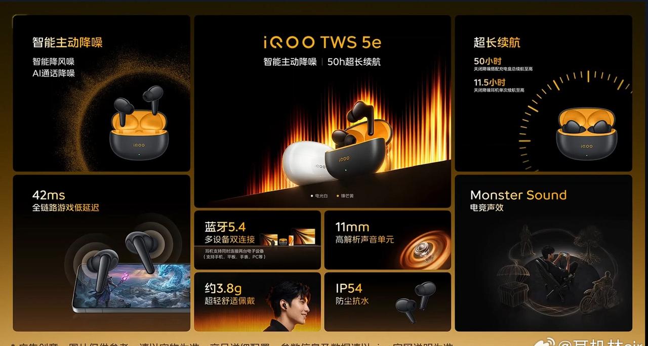 咦？iQOO TWS 5e？带e后缀的话那应该加个比较亲民~ ​​​​

我去，