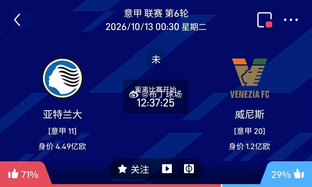 亚特兰大 vs 威尼斯亚特兰大利好：主场作战，全队身价优势巨大，进攻体系成熟，前