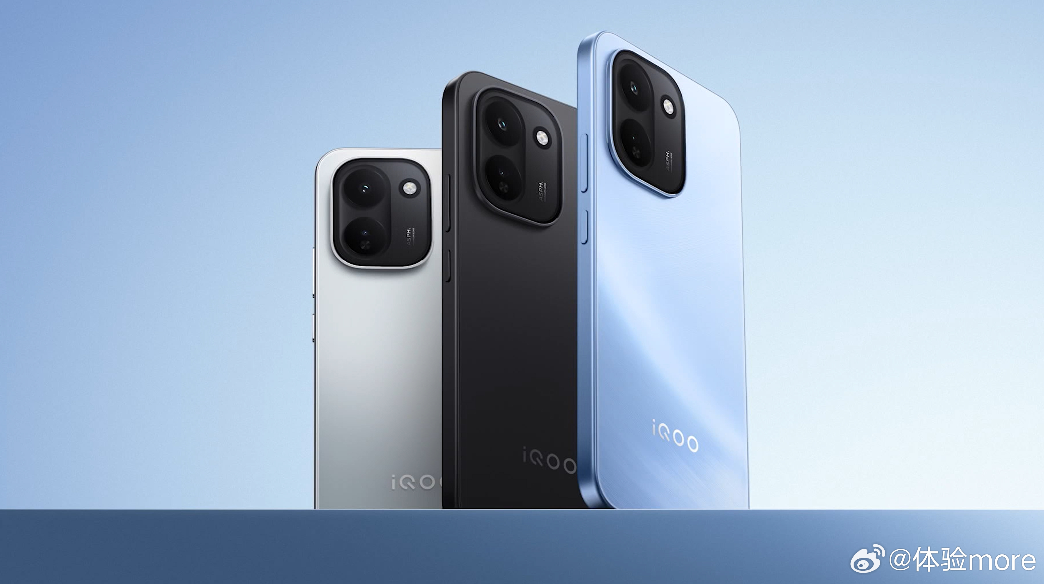 iQOO Z11三款配色，沧浪浮光、天光白、极夜黑。悬浮舷窗设计、大R角设计、视